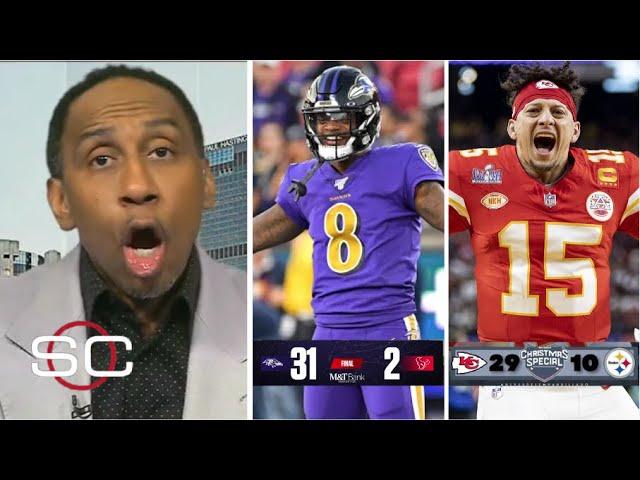 ESPN react to Lamar made NFL History as Ravens take control AFC North - Chiefs clinch AFC No. 1 seed