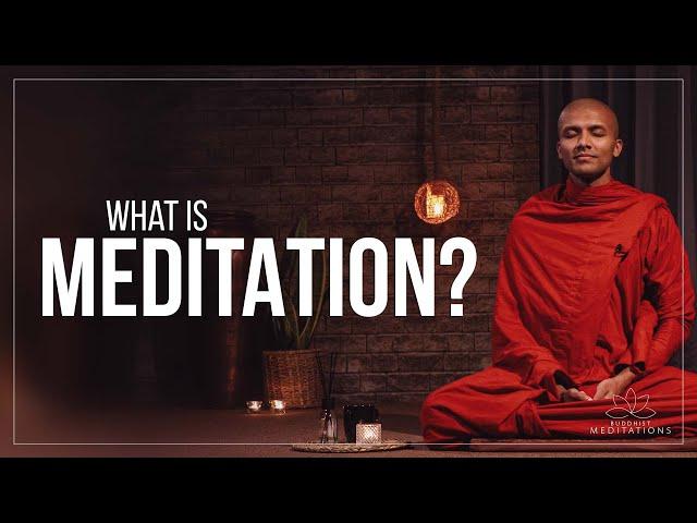 What is Meditation..? | Buddhism In English