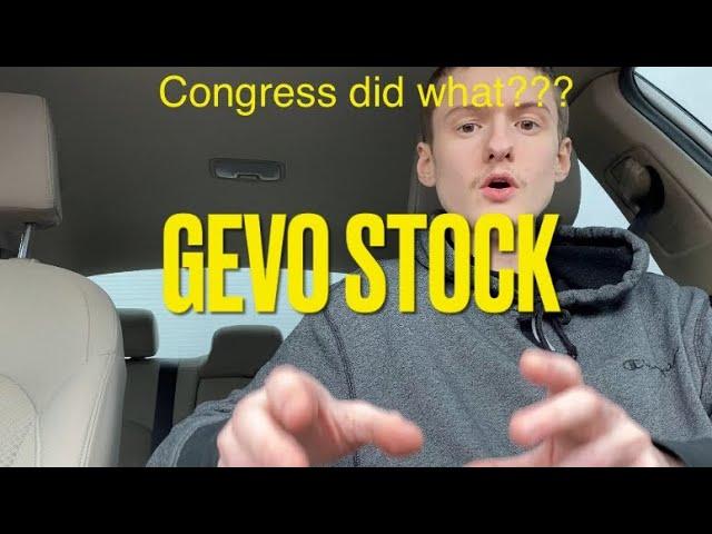 Why I’m buying up GEVO STOCK