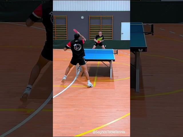 AMAZING POINT  Table Tennis - Attack vs Defense