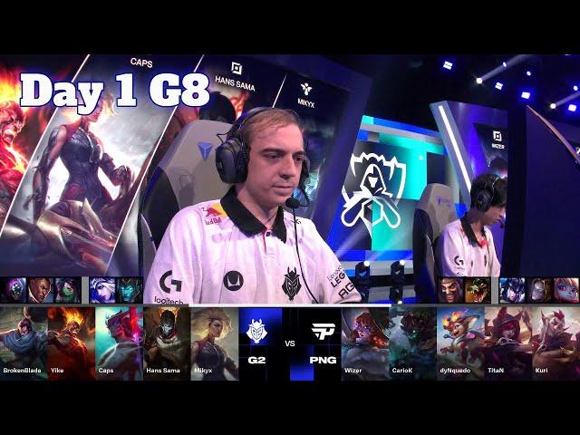 G2 vs PNG | Day 1 LoL Worlds 2024 Swiss Stage | G2 Esports vs paiN Gaming full