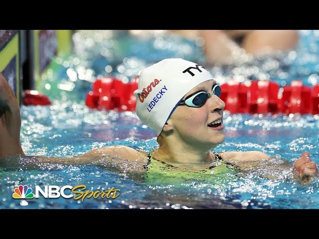 Ledecky cruises to 400m freestyle National title, will defend World title in Japan | NBC Sports