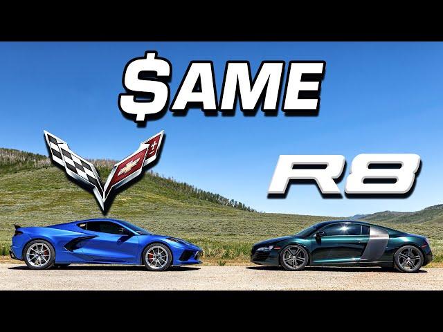 Corvette C8 v Audi R8 - Same idea. Same Price. Decisions Decisions | Everyday Driver