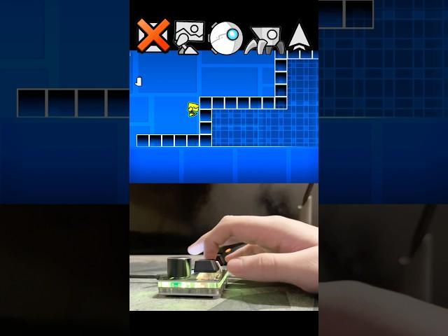 Geometry Dash: Pro Player Vs. Stair Challenge 2!  #shorts #geometrydash #gd
