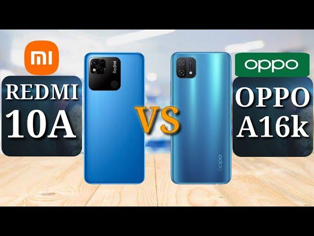 Redmi 10A vs Oppo A16k | Full Comparison | Oppo A16k vs Redmi 10A