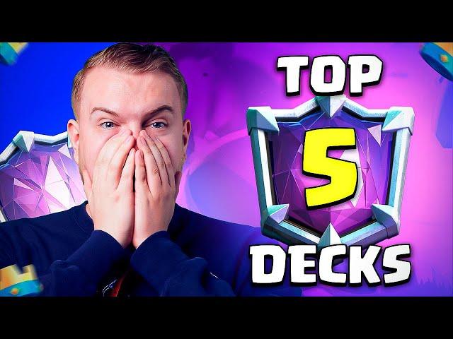 TOP 5 BEST DECKS IN CLASH ROYALE! (January 2025)