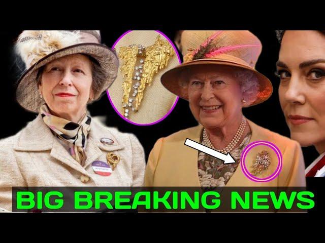 ROYALS IN SHOCK! Princess Anne is wearing a £16k gift from her 51-year-old Mom that Queen Elizabeth