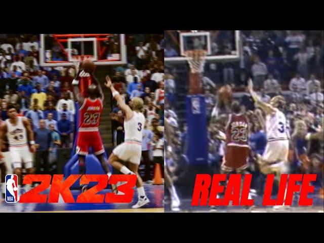 NBA2k23: Jordan Challenges Trailer vs Real Life