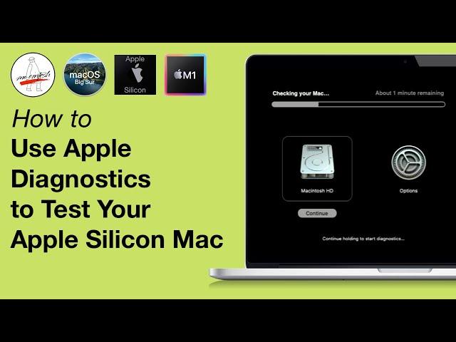 Use Apple Hardware Diagnostics to Test Your Apple Silicon M1 Mac MacBook Pro, MacBook Air, Mac Mini