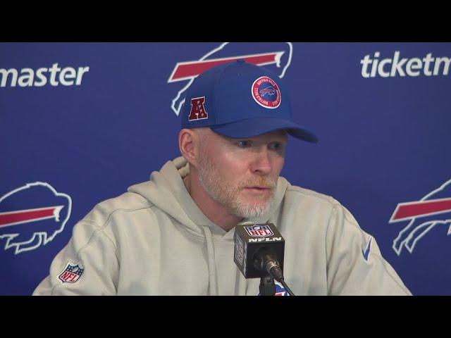 Bills HC Sean McDermott speaks to media