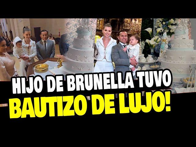 BRUNELLA HORNA BAUTIZÓ A SU HIJO Y CELEBRÓ CON FIESTA DE LUJO EN SU CASA