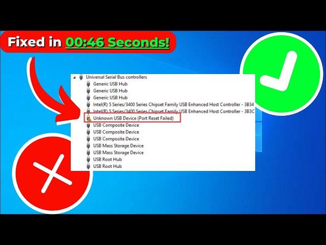 Unknown USB Device (Device Descriptor Request Failed) | Unknown USB Device FIXED | 2024