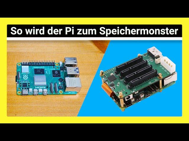 Mit diesem neuen SATA-HAT wird der Raspberry Pi 5 zum NAS!