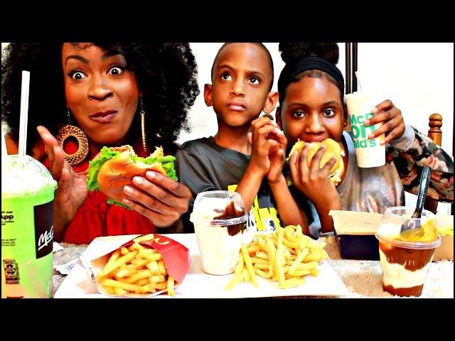 MUKBANG: MCDONALDS WITH THE KIDS! EATING SHOW! YUMMYBITESTV