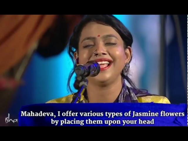 ANANYA BHAT OUTSTANDING PERFORMANCE|SOJUGADA SOOJU MALLIGE SONG|IN ISHA FEDERATION||SADGURU|