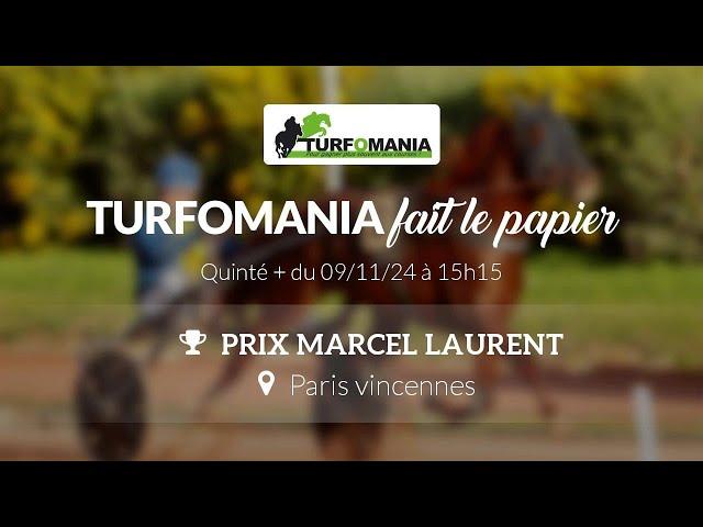 Turfomania Pronostic Quinté du Samedi 09 Novembre 2024