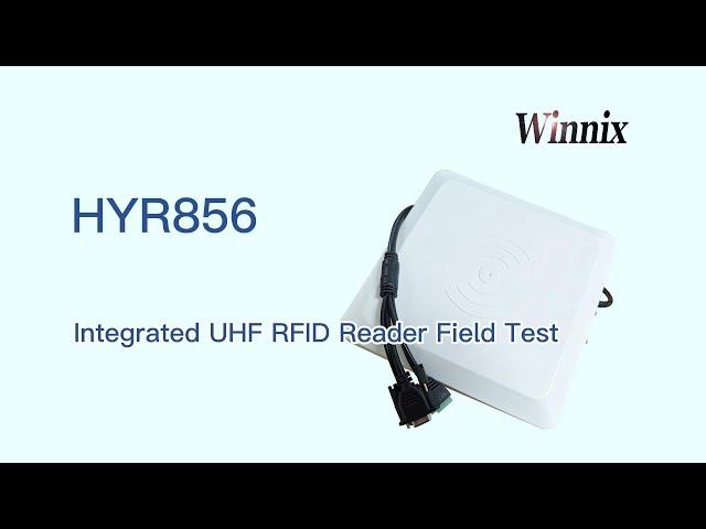 Winnix HYR856 integrated UHF RFID reader field test.