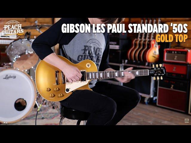 No Talking...Just Tones | Gibson Les Paul Standard '50s - Gold Top