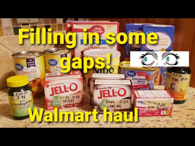 32.00 Prepper pantry haul with prices. #prepperpantry #shtf #stockpile #prepare #walmarthaul