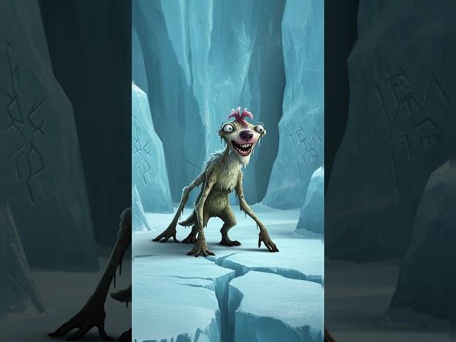Horror Version of Ice Age! Manny, Sid, Diego & Scrat Reimagined as Prehistoric Nightmares! 