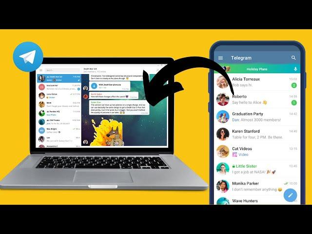 How to Connect Telegram App to Laptop or pc? | Connect within a minute | #telegram