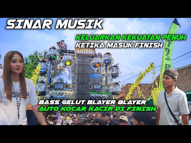 SINAR MUSIK SAMPAI FINISH KELUARKAN BASS GELUT PENONTON AUTO KOCAR KACIR // KARNAVAL KUNIRAN PATI