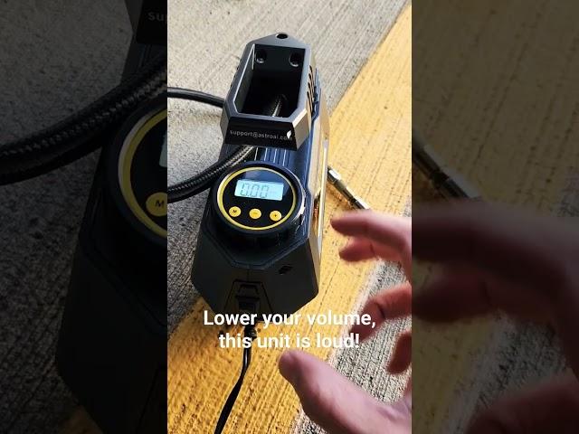 AstroAI Tire Inflator Portable Air Compressor Air Pump Demo #astroai