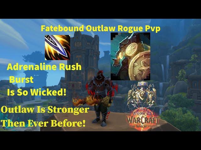 Fatebound Outlaw Rogue - (Battlegrounds Pvp Highlights #9) - Wow The War Within 11.0.5