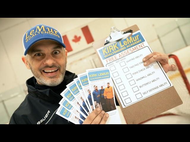 Want to be a better Hockey Goalie?! - Stack The Pads with Kirk Lemur Infomercial