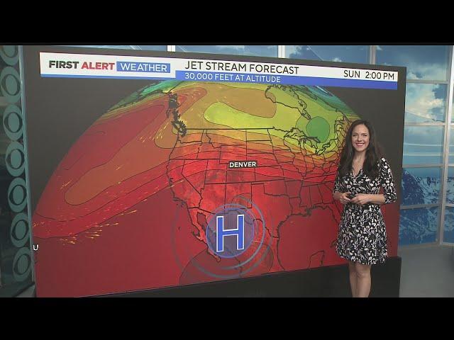 Few storms possible Sunday afternoon across the Colorado Front Range