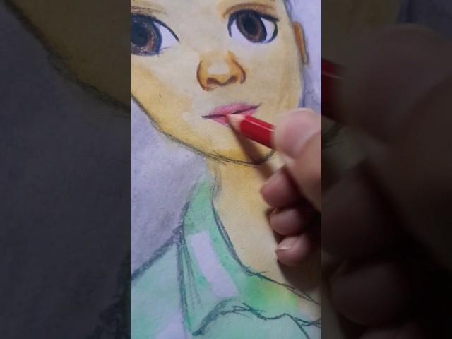 I TRIED TO DRAW MYSELF AS A CARTOON || by Soumya || #art #soumya #painting #artwork #selfportrait