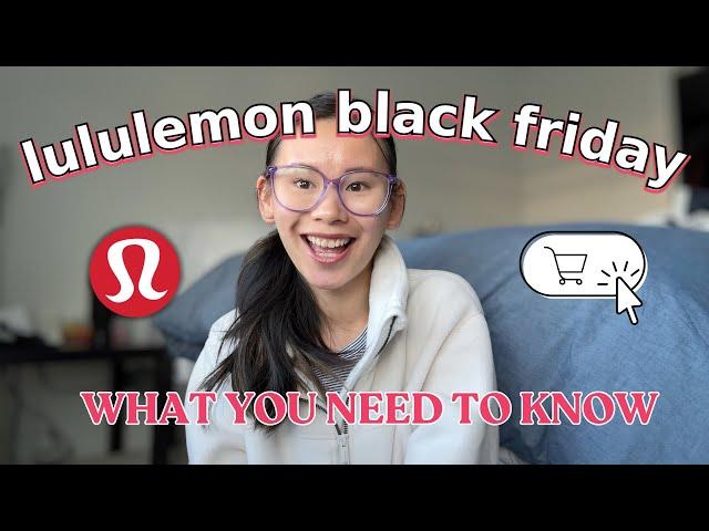 BLACK FRIDAY at Lululemon 2024 | What You Need to Know