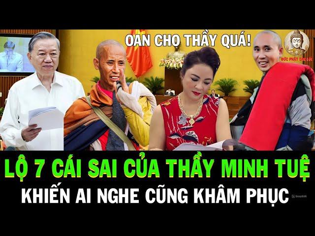 Bất Ngờ Lộ 7 Cái Sai Của Thầy Thích Minh Tuệ Mới Nhất Khiến Ai Nghe Cũng Khâm Phục | Thích Minh Tuệ