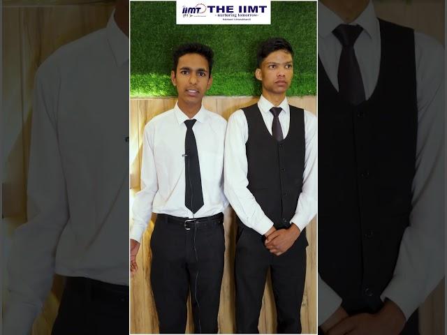 The IIMT Student: Review from Mohit Bhatt- Dhaun(Champavat) - Selected in Grand Hyatt Goa #viral