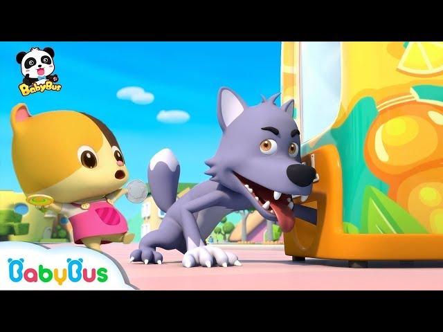 Bad Wolf's Cola is Empty | Nursery Rhymes | Baby Cartoon | BabyBus