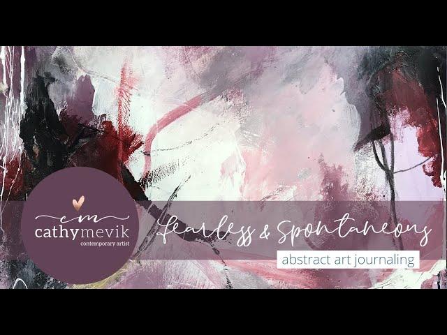 Abstract art tutorial # 12 | Fearless expressive painting
