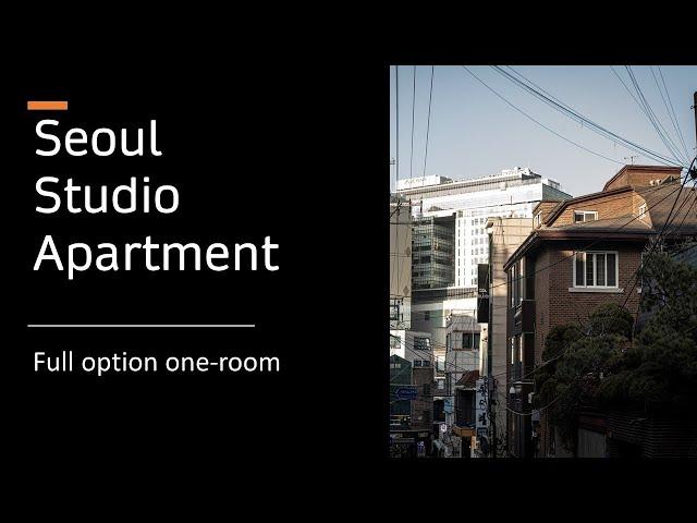 Seoul Studio Apartment | One-room | Korea