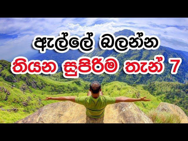 7 Awesome Things To Do in Ella , Sri Lanka  - ඇල්ලේ බලන්න තියන සුපිරිම තැන්