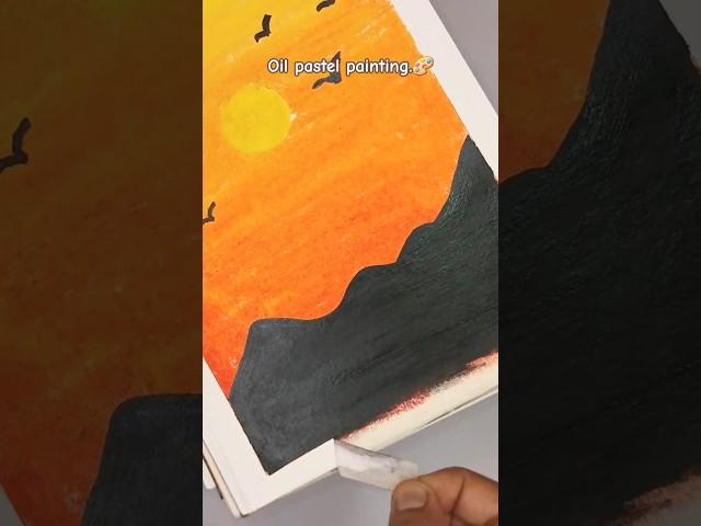 oil pastels painting #art #drawing #oilpastel #youtubeshorts #youtube #trending #diy #shortfeed