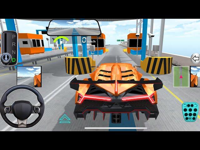 New Orange Color Car Is Ready For Parking - 3d Driving Class ( ios, android ) #gameplay #Cargame