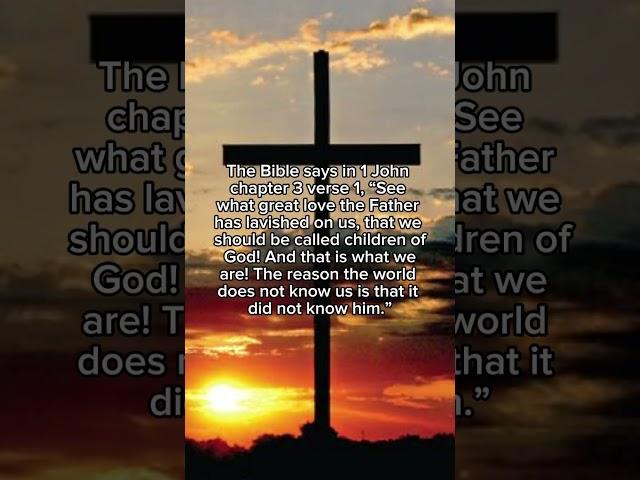 Daily Bible Verse #78 : 1 John 3:1 #jesus #bibleverse #god #love #verseoftheday #bible #trending