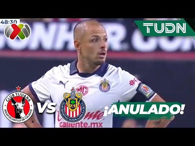 ¡CHICHARITO empata pero NO CUENTAA! | Tijuana 1-0 Chivas | Liga Mx -AP2024 - J2 | TUDN