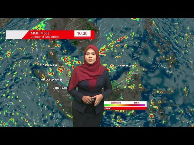 MET MALAYSIA - Laporan Cuaca 8 November 2024 (pagi)