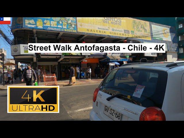  Street Walk Antofagasta - Chile - 4K