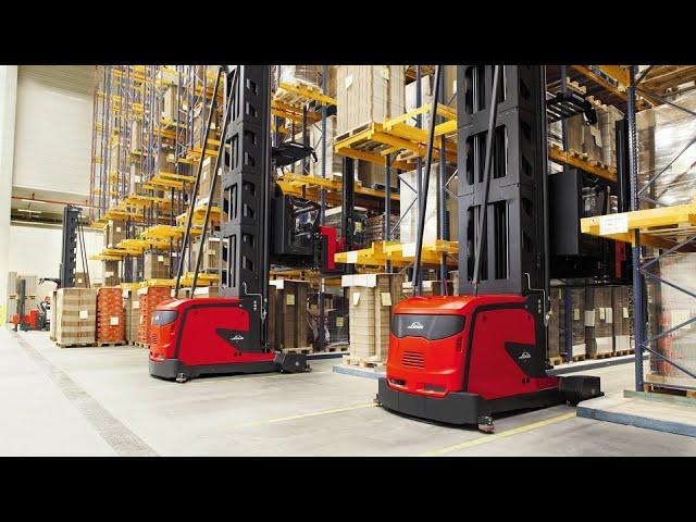 Very Narrow Aisle - Man-Up - K-Truck [Product Presentation] - Linde Material Handling