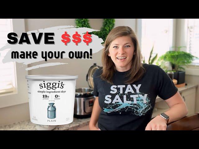 DIY Skyr Tutorial || High Protein Low Carb Icelandic Yogurt