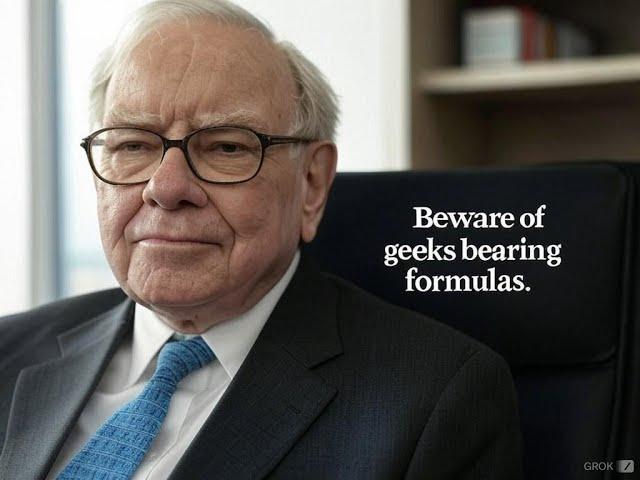 Warren Buffet advice Beware of Geeks Bearing Formulas