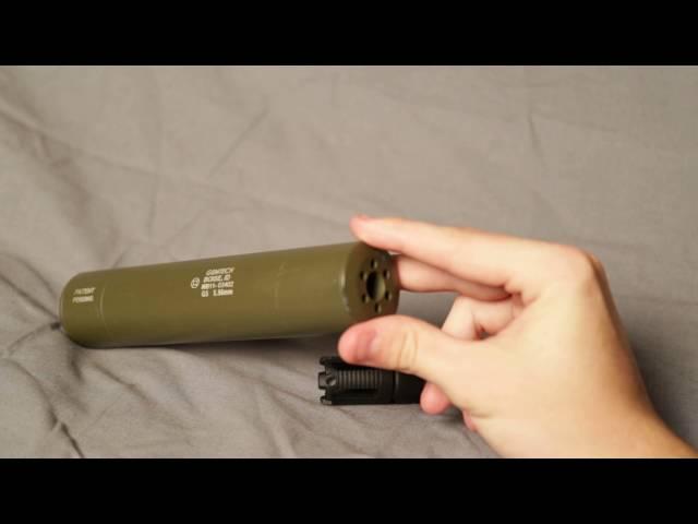 Madbull Gemtech QD Mock Suppressor Airsoft Product review