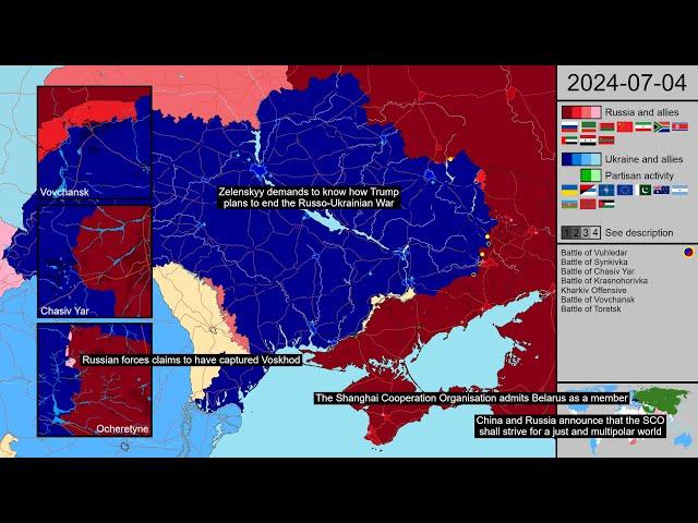 123: Daily Russian gains in Donetsk