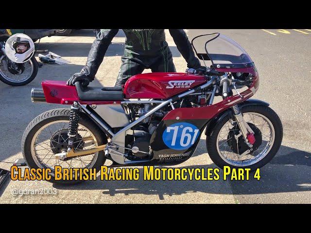 British racing motorcycles 4 - old, classic and vintage